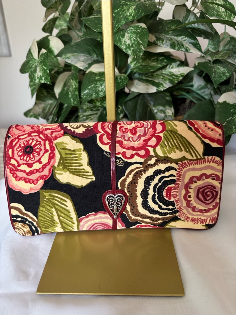 Brighton Floral Roll-Up Jewelry Case